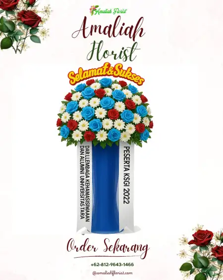 Standing Flowers Air Kuning